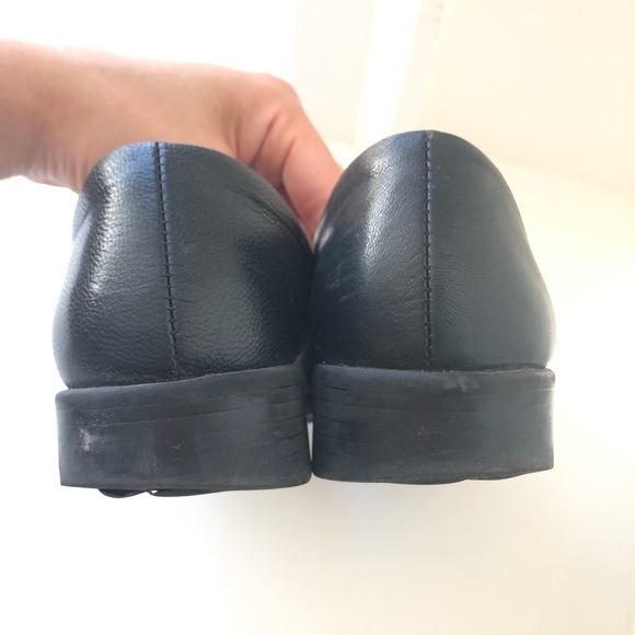2/$30 Aerosoles Black Leather Loafers - Picture 7 of 8